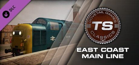 Clickable image taking you to the DPSimulation page for the East Coast Main Line Route Add-On DLC for Train Simulator