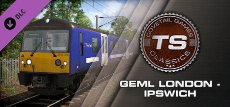 Clickable image taking you to the DPSimulation page for the Great Eastern Main Line London-Ipswich Route Add-On DLC for Train Simulator