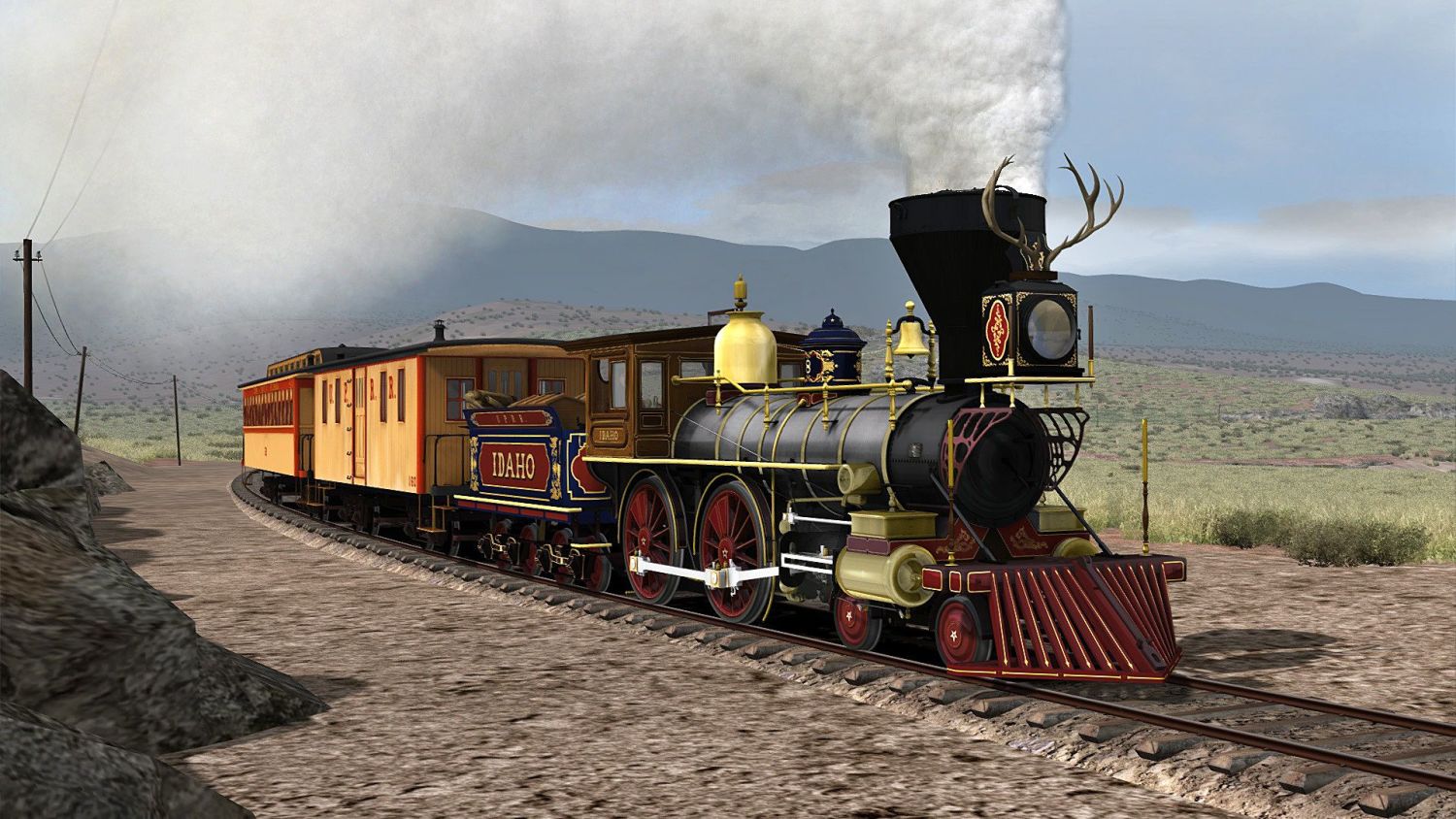 Train Simulator CPRR Idaho & Omaha Steam Loco AddOn DPSimulation