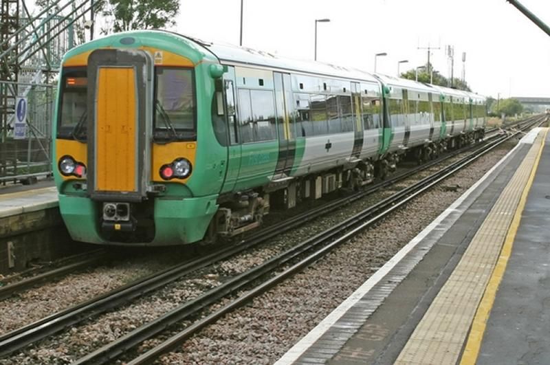 Image showing a Southern liveried Class 377 EMU