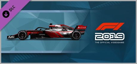 Clickable image taking you to the Steam store page for the Car Livery 'AVAX - Pinstripe' DLC for F1 2019