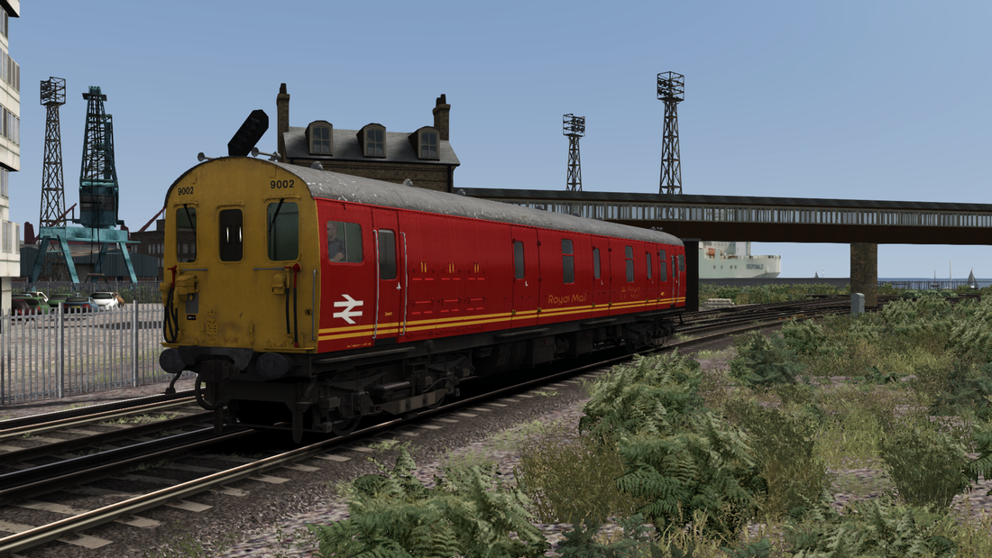 Image showing screenshot of repainted Class 419 MLV BEMU from Backdated Trainsim.