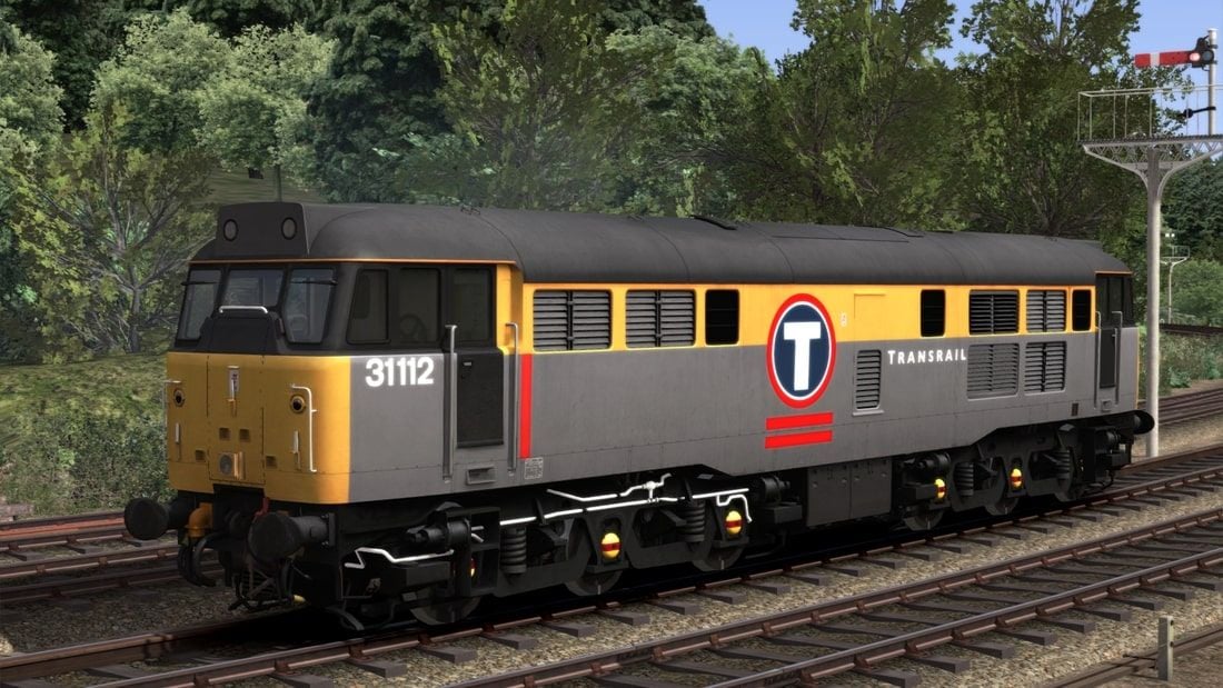 Image showing screenshot of the Class 31 locomotive in one of the liveries as available from the Vulcan Productions website.