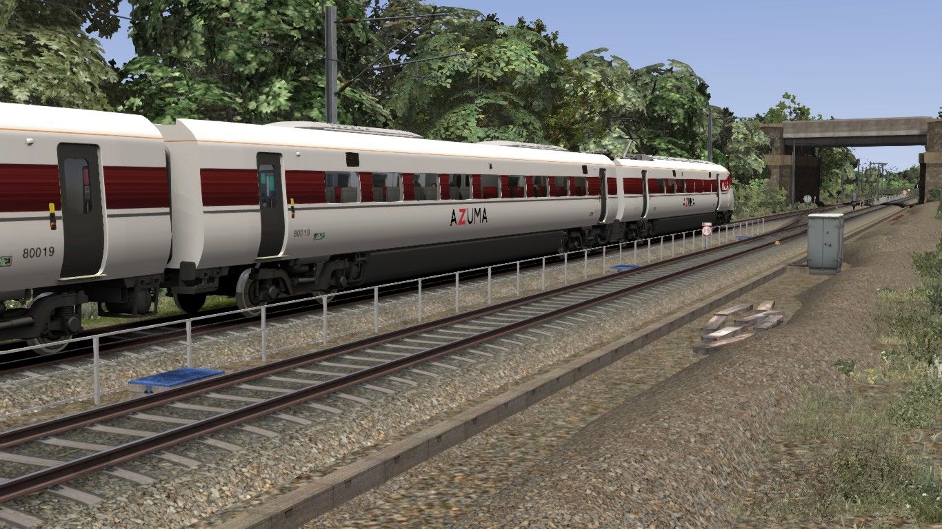 Image showing screenshot of the Class 800 LNER Azuma reskin 