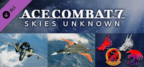 Clickable image taking you to the Steam store page for the ADFX-01 Morgan Set DLC for Ace Combatâ„¢ 7: Skies Unknown