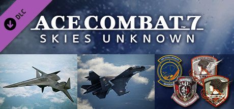 Clickable image taking you to the Steam store page for the ADF-01 FALKEN Set DLC for Ace Combatâ„¢ 7: Skies Unknown