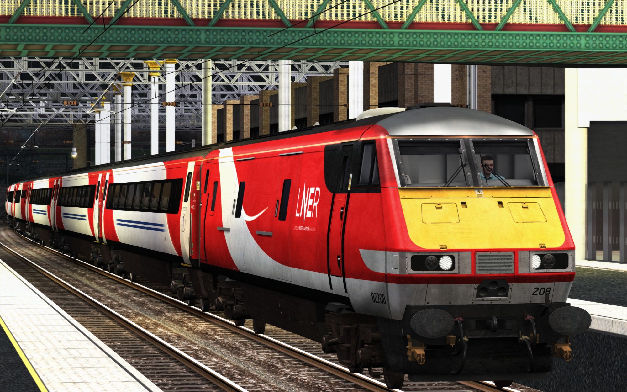 Image showing screenshot of the 1E27 - 1830 Edinburgh to London Kings Cross scenario