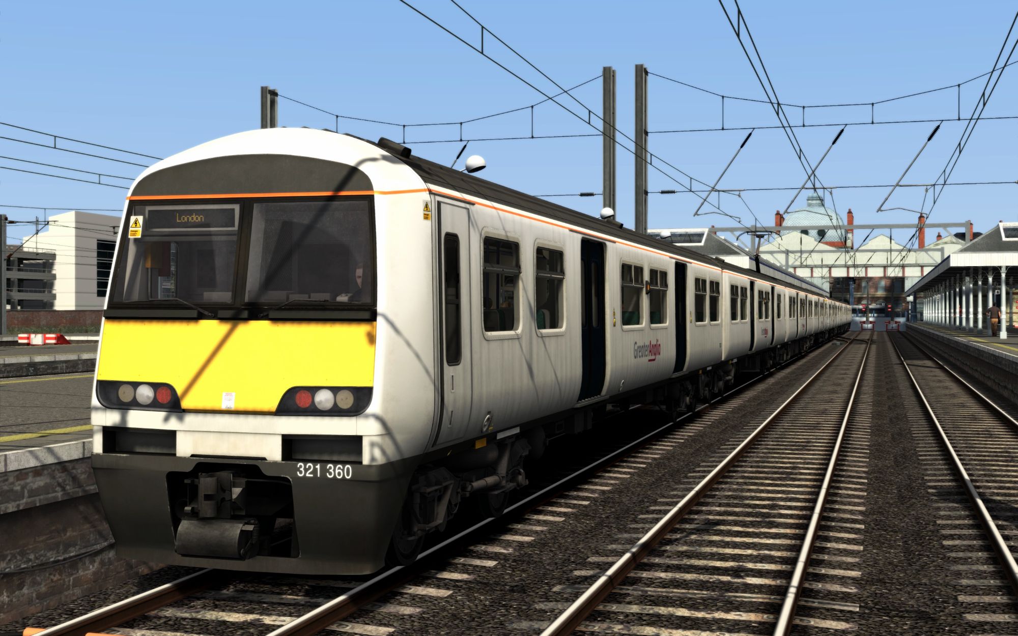 Image showing screenshot of the 1P23 - 0900 Norwich to London Liverpool Street scenario