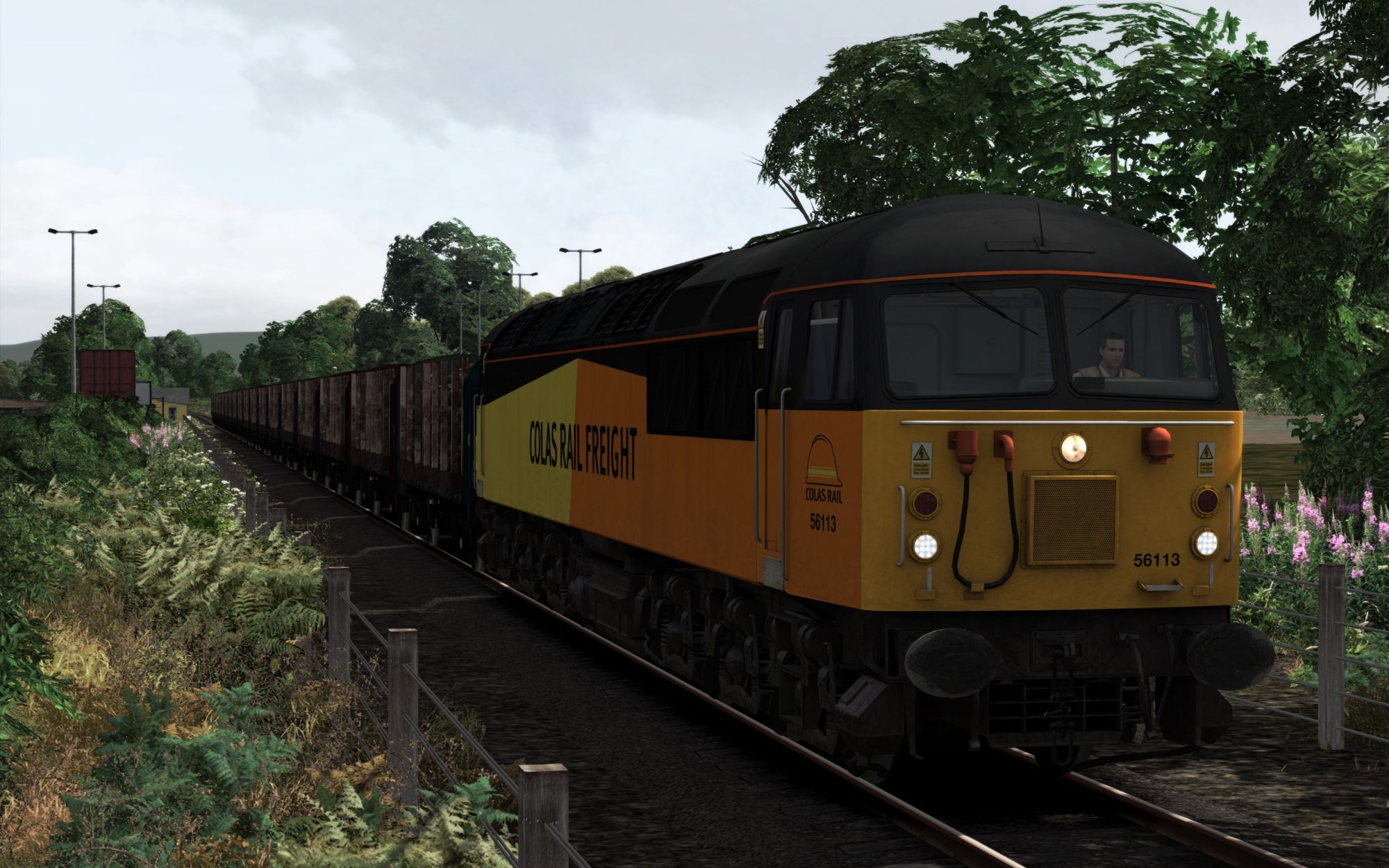 Image showing screenshot of the 6M51 - 0955 Teigngrace to Chirk Kronospan scenario