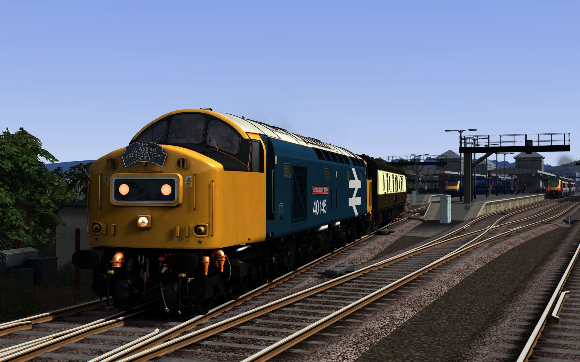 Image showing screenshot of the 1A77 - 0541 Penzance to London PaddiImage showing screenshot of the 1Z37 - 0547 Portsmouth Harbour to Penzance scenariongton scenario