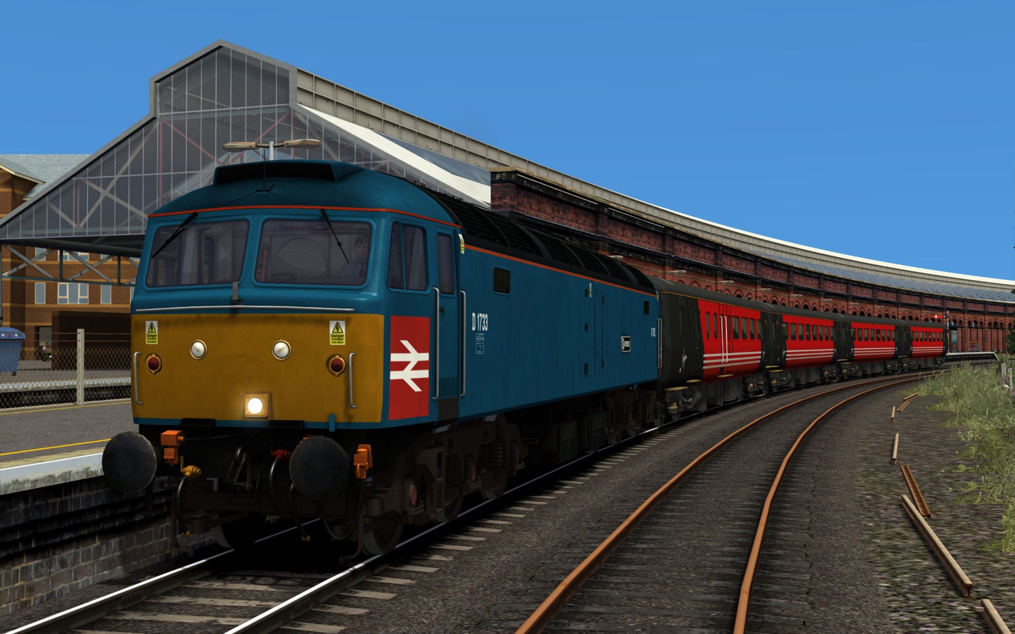 Image showing screenshot of the 1H52 - 1139 Holyhead to Manchester Piccadilly scenario