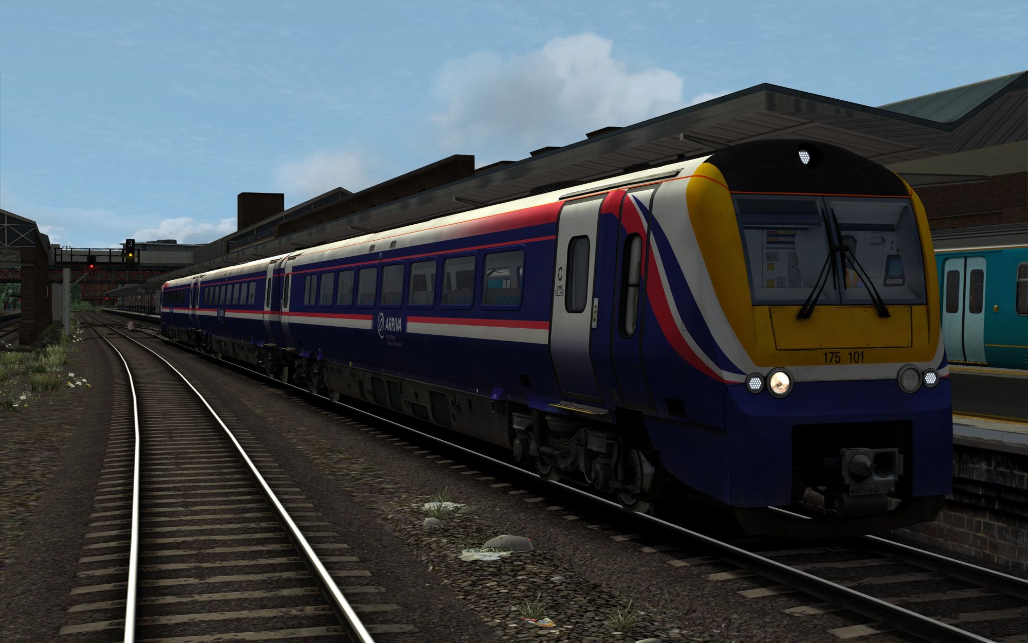 Image showing screenshot of the 1W90 - 0508 Cardiff Central to Llandudno scenario