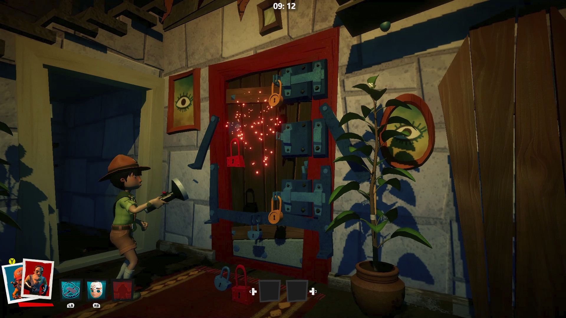 what is in the basement of hello neighbor