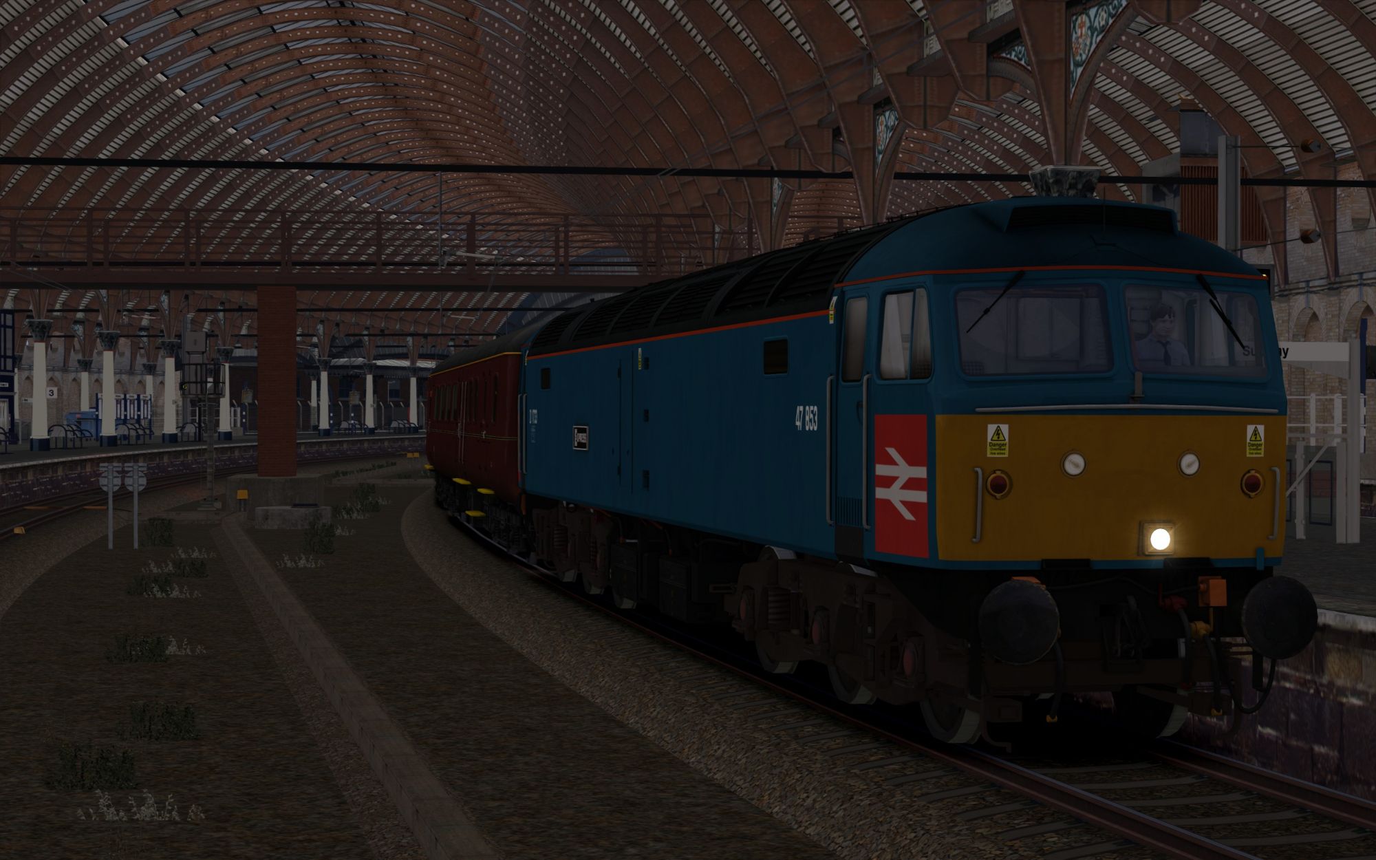 Image showing screenshot of the 1Z26 - 1626 York to Sunderland scenario