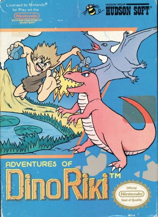 Image showing the Adventures of Dino Riki box art