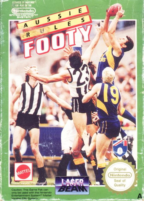 Clickable image taking you to the page for Aussie Rules Footy NES