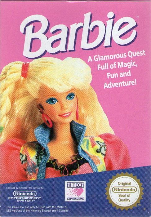 Image showing the Barbie box art