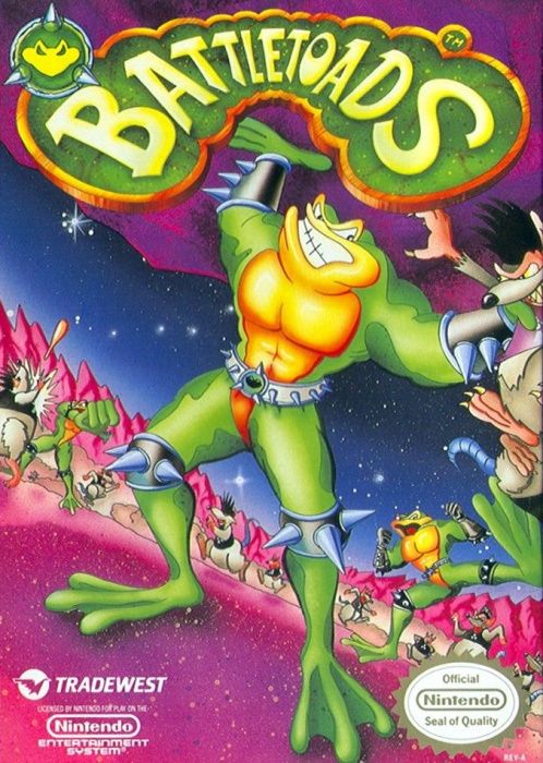 Clickable image taking you to the page for Battletoads NES