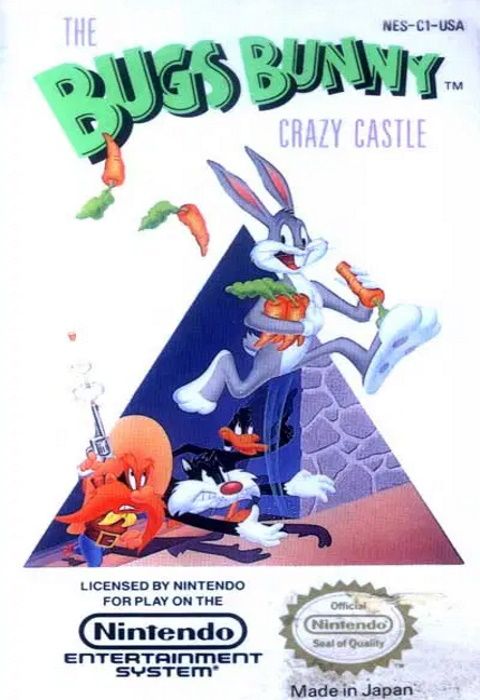 Image showing the Bugs Bunny Crazy Castle box art