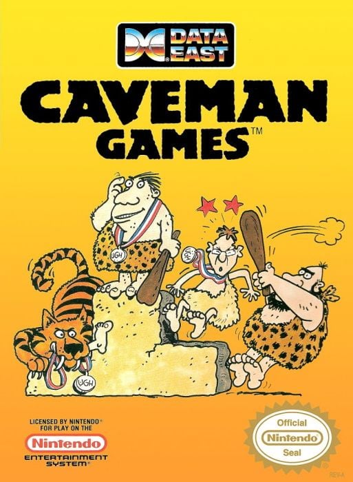 Image showing the Caveman Games box art