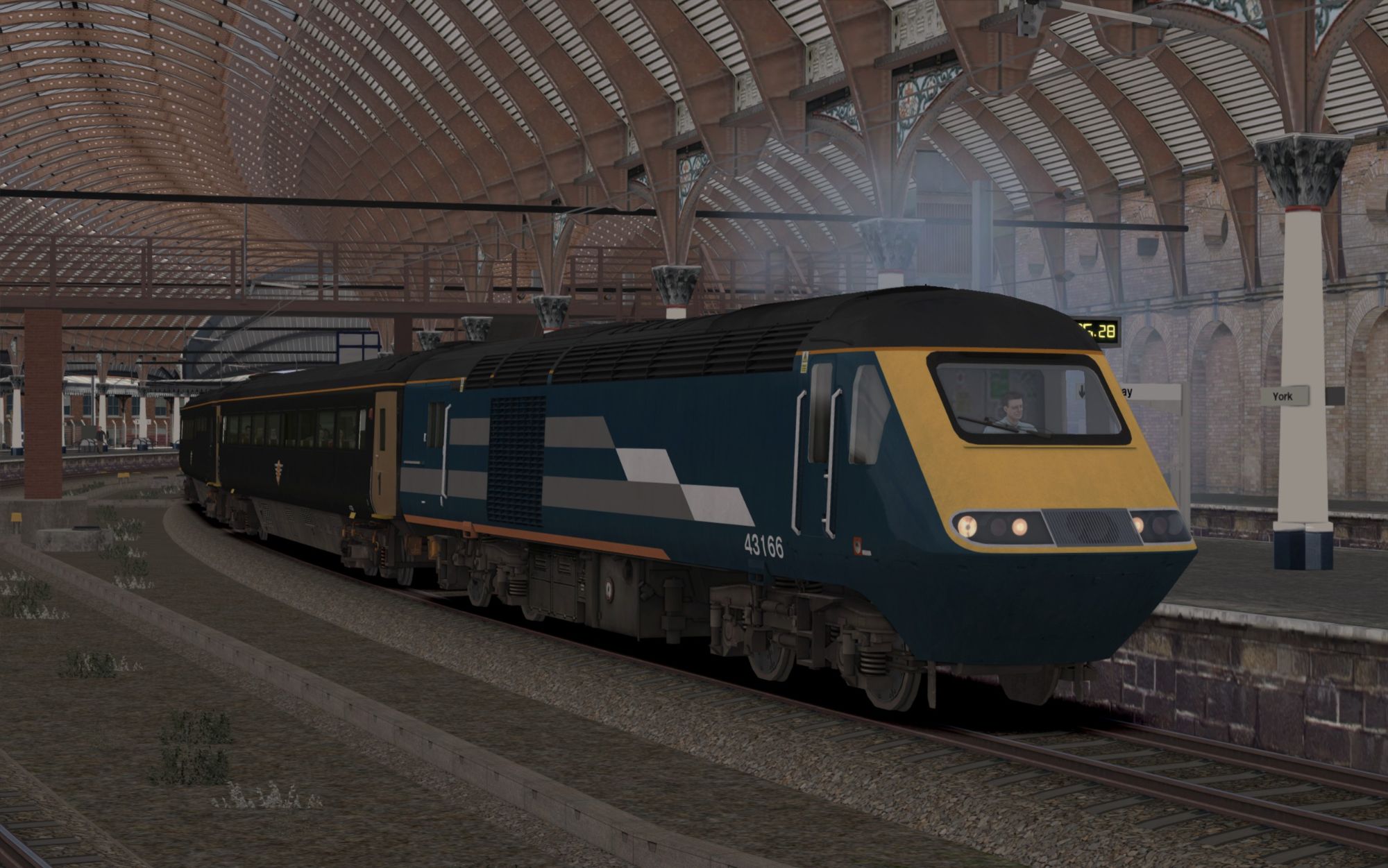 Image showing screenshot of the 1N28 - 1650 London Kings Cross to Sunderland scenario