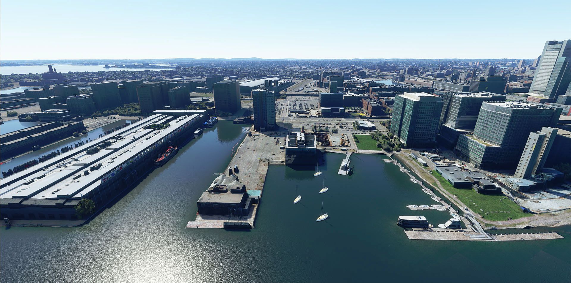 MSFS Boston Harbours Photogrammetry