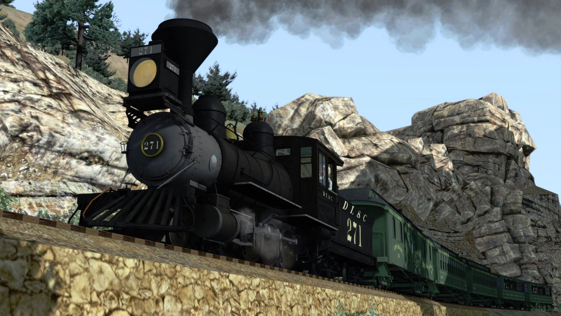 Train Simulator Clear Creek Old Timer Rolling Stock Pack