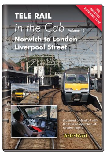 Clickable image taking you to the Telerail in the Cab - Volume 16 - Norwich to London Liverpool Street Driver's Eye View