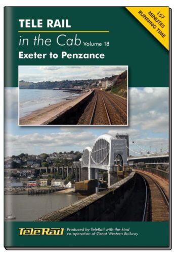 Clickable image taking you to the Telerail in the Cab - Volume 18 - Exeter to Penzance Driver's Eye View