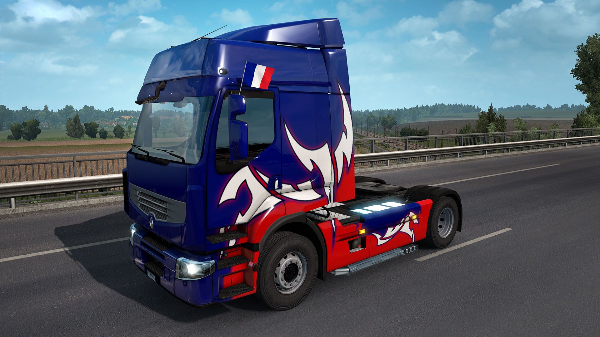 Euro Truck Simulator 2 - Window Flags