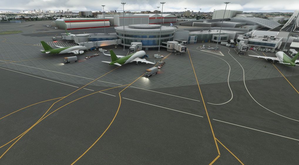 MSFS Zinertek Enhanced  Airport Graphics