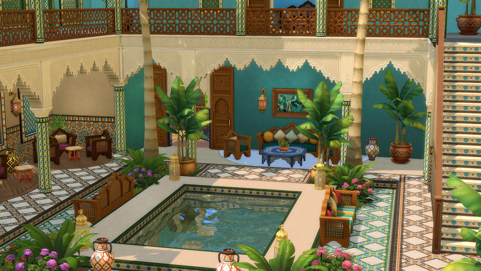 The Simsâ„¢ 4 Courtyard Oasis Kit