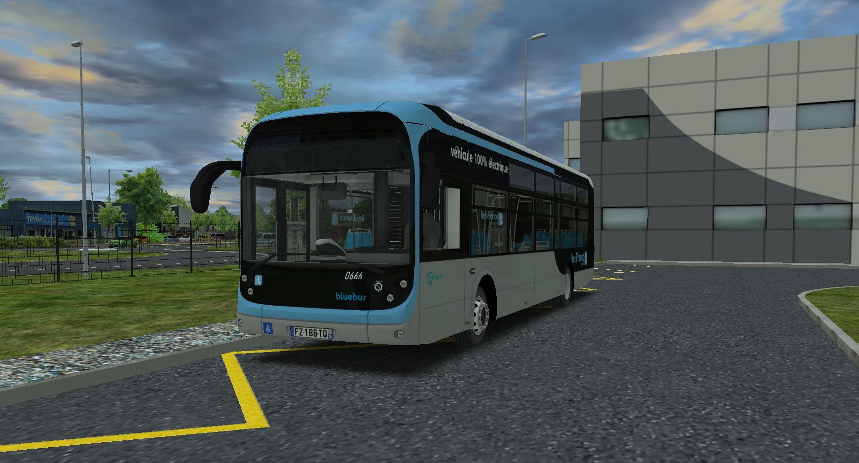 OMSI 2 Add-On BollorÃ©-Bluebus-Pack Elektro-Bus