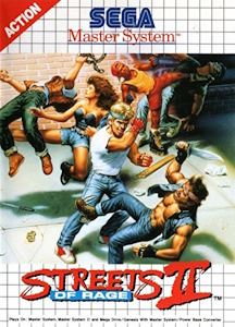 Streets of Rage 2 - Sega Master System Cover Art