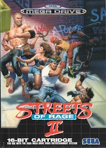 Streets of Rage 2 - Sega Mega Drive Cover Art