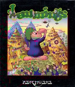 Lemmings - Amiga Cover Art