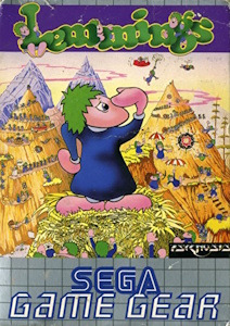 Lemmings - Sega Game Gear Cover Art