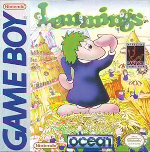 Lemmings - Nintendo Game Boy Cover Art