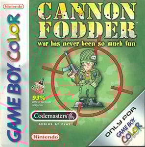 Cannon Fodder - Game Boy Color Cover Art