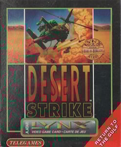 Desert Strike - Atari Lynx Cover Art
