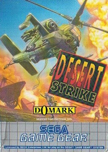 Desert Strike - Sega Game Gear Cover Art