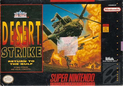 Desert Strike - SNES Cover Art