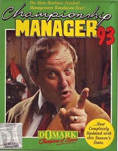Championship Manager 93 - PC DOS Cover Art