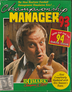 Championship Manager 93 - Amiga Cover Art
