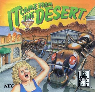 It Came from the Desert - TurboGrafx CD Cover Art