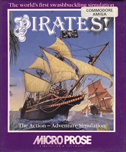 Pirates! - Amiga Cover Art