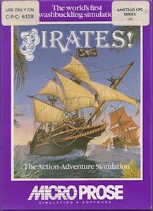 Pirates! - Amstrad CPC Cover Art