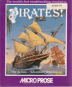 Pirates! - Atari ST Cover Art