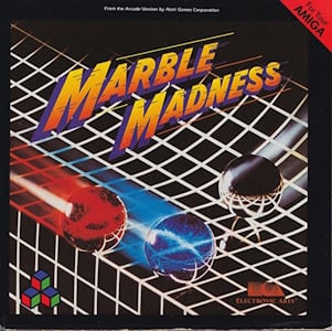 Marble Madness - Amiga Cover Art