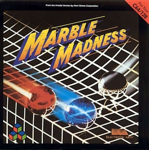 Marble Madness - Commodore 64 Cover Art